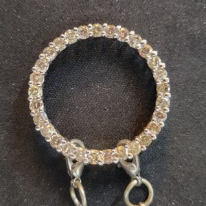 Diamond necklace in white gold